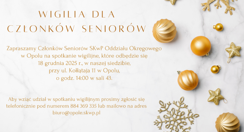 Wigilia dla seniorów