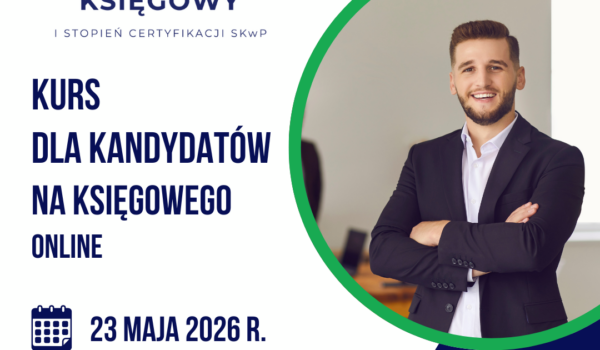 Kurs dla kandydatów na księgowego w trybie online