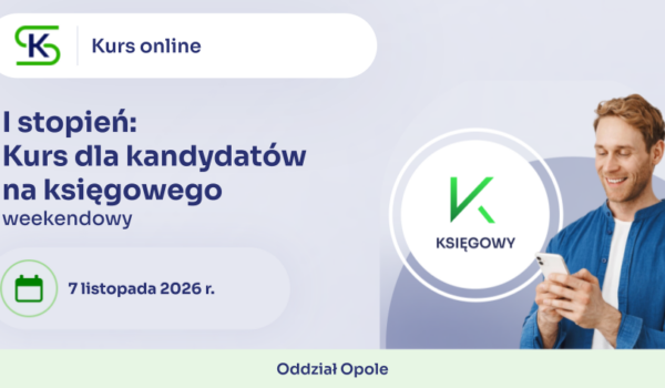 I stopień-Kurs dla kandydatów na księgowego online